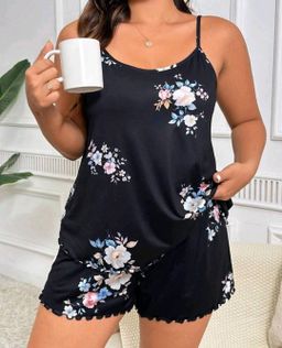 Ladies Plus Size PJ Sets