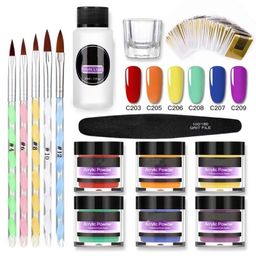 6 Colours Acrylic Powder Set