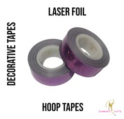 GymnastiQrafts | Decorative Laser Foil Hoop Tape - 2 pcs