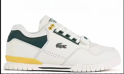 Lacoste Mens Missouri Sneakers - White/Green/Yellow