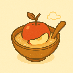 Double Boiled Apple with Honey (Hot)