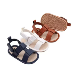 Nouveau-né bébé fille garçons semelle souple berceau chaussures infantile enfant en bas âge été sandales premier marcheur bébé chaussures anti-dérapant
