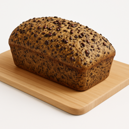 Chia / Maca / Cacao Nibs Large Loaf / Pan Grande de Chía, Maca y Nibs de Cacao (5½" × 3")