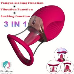 3 in 1 Tongue Licking, Sucking Vibrator