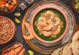 Molokhia with Shrimps - ملوخية بالجمبري