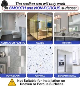 Bathroom Suction Hook | تعليقة شفط للحمّام