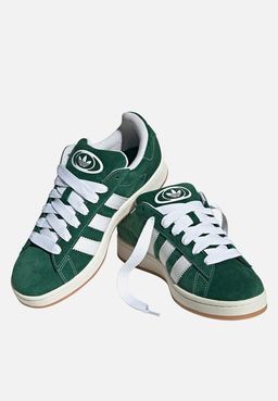 CAMPUS 00s - dark green/ftwr white/off white