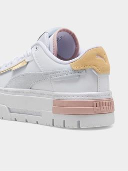 Puma Junior Mayze Crashed Wite/Pink Sneaker PUMA