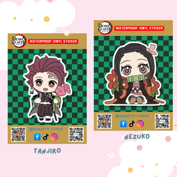 DEMON SLAYER POP MART INDIVIDUAL STICKERS