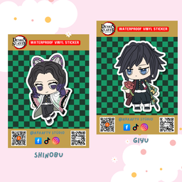 DEMON SLAYER POP MART INDIVIDUAL STICKERS