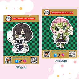 DEMON SLAYER POP MART INDIVIDUAL STICKERS