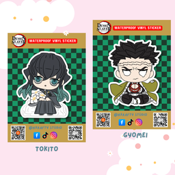 DEMON SLAYER POP MART INDIVIDUAL STICKERS