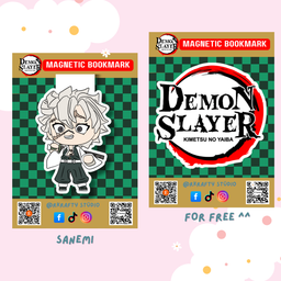 DEMON SLAYER MAGNETIC BOOKMARK POP MART STYLE