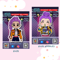 KPOP DEMON HUNTERS INDIVIDUAL STICKERS