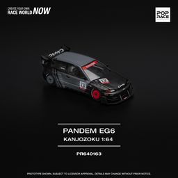 POP RACE MODEL 1/64 CIVIC EG6 PANDEM "KANJOZOKU"