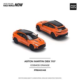 POP RACE MODEL 1/64 ASTON MARTIN DBX 707 - COSMOS ORANGE