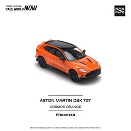 POP RACE MODEL 1/64 ASTON MARTIN DBX 707 - COSMOS ORANGE
