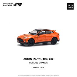 POP RACE MODEL 1/64 ASTON MARTIN DBX 707 - COSMOS ORANGE