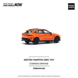 POP RACE MODEL 1/64 ASTON MARTIN DBX 707 - COSMOS ORANGE