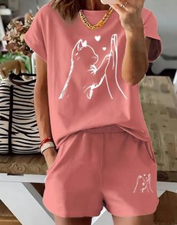 Ladies 2 Piece Animal / Flower Sets