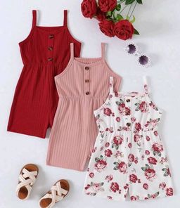 Young Girls' 3 Piece Set Jumpsuits