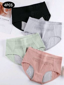 Ladies 4 Piece Leak-Proof  Underwear