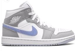 Air Jordan 1 Mid "Grey Blue" sneakers