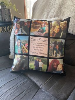 9 Panel Personalised Pillow