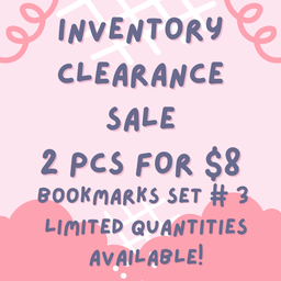 2pcs Magnetic Bookmarks  Sale Set #3
