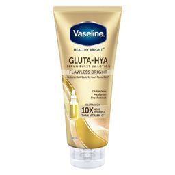 VASELINE HEALTHY BRIGHT GLUTA-HYA SERUM BURST LOTION FLAWLESS BRIGHT 300ml فازلين هيلثي سيروم فلاو ليس برايت الاشراقة للجسم