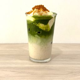 Banana Pudding Matcha Latte