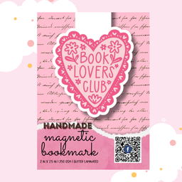 Let's go Pink Magnetic Bookmarks