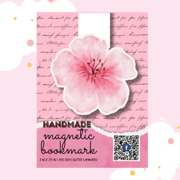 Let's go Pink Magnetic Bookmarks