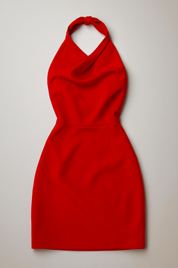 Vestido halter rojo elegante - Size M