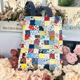 A4 size Totebag《深藍色》