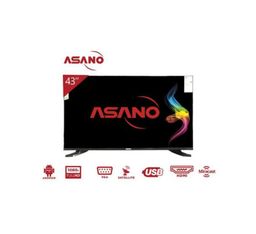 43" Ultra HD Smart Android TV Frameless Screen - USB - HDMI - Black