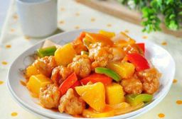 酸甜鸡丁 Sweet and Sour Diced Chicken Canton Style (Not Spicy)