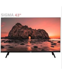 SIG-K43V6 FHD Digital Frameless Satellite + Free Wall mount Bracket - 43" - Black  (Copy)
