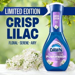 Dawn Powerwash Spray, Dish Soap, Dishwashing Liquid, Crisp Lilac, 16 Fl Oz