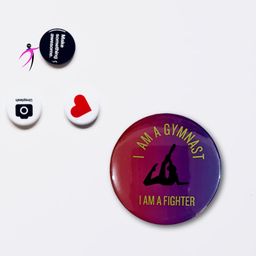 Tendu Rhythms Gymnastics Badge – “I Am a Gymnast” Collection