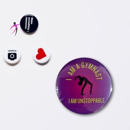 Tendu Rhythms Gymnastics Badge – “I Am a Gymnast” Collection