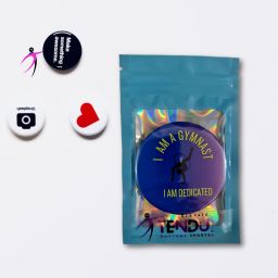Tendu Rhythms Gymnastics Badge – “I Am a Gymnast” Collection
