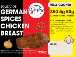 Chicken Breast: German Spice