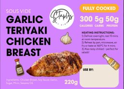 Chicken Breast: Garlic Teriyaki
