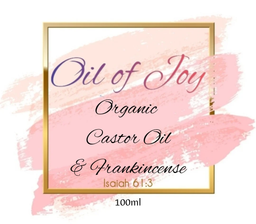 Organic Castor Oil Infused with Frankincense Carterii Essential Oil