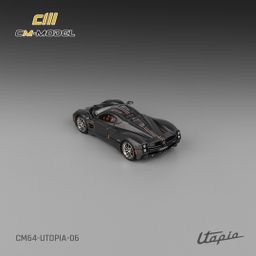 CM MODEL 1/64 PAGANI UTOPIA - FULL CARBON WITH RED LINE