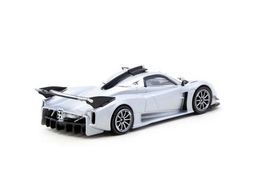TARMAC WORKS MODEL 1/64 PAGANI HUAYRA R - SATIN SILVER