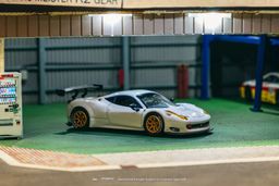 TARMAC WORKS MODEL 1/64 FERRARI 458 ITALIA GT3 - WHITE
