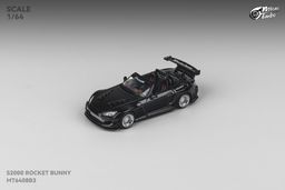 MICRO TURBO MODEL 1/64 HONDA S2000 ROCKET BUNNY - METALLIC BLACK
