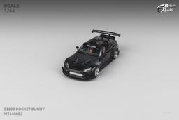 MICRO TURBO MODEL 1/64 HONDA S2000 ROCKET BUNNY - METALLIC BLACK
